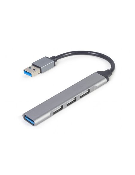 USB-концентратор Gembird UHB-U3P1U2P3-02, Серебристый USB-концентратор Gembird UHB-U3P1U2P3-02, Серебристый