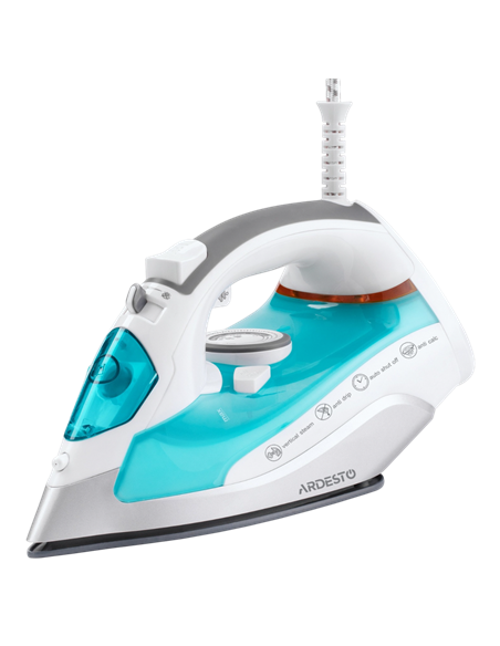 Утюг Ardesto IR-C2228-TQ, 2200Вт, Синий | Белый