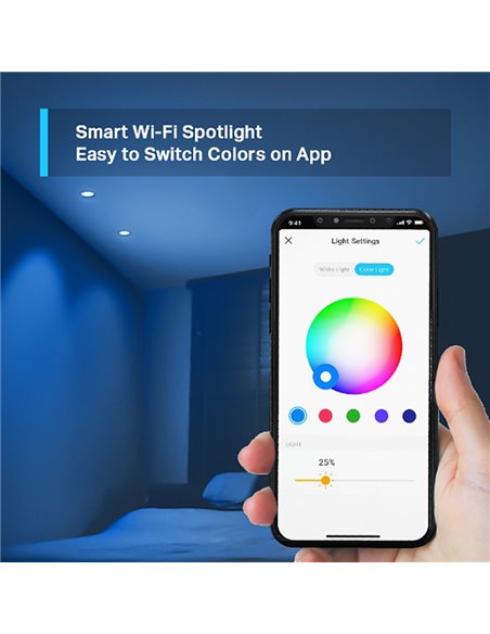 Светодиодная лампа TP-LINK Tapo L630, GU10, Многоцветная Светодиодная лампа TP-LINK Tapo L630, GU10, Многоцветная