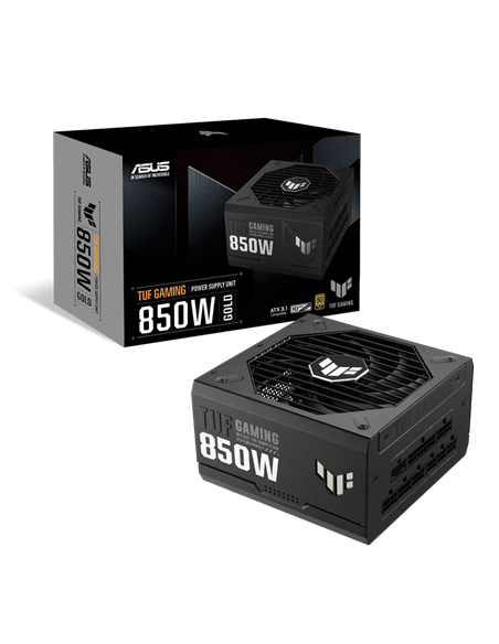 Блок питания для компьютеров ASUS TUF GAMING 850W GOLD, ATX, Полностью модульный