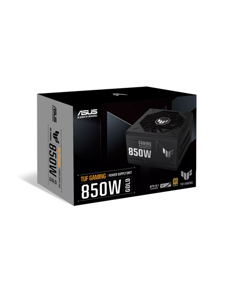 Блок питания для компьютеров ASUS TUF GAMING 850W GOLD, ATX, Полностью модульный