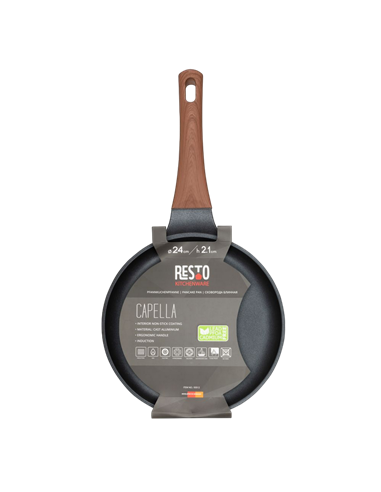 Tigaie pentru clătite RESTO 93512, 24 cm, Negru
