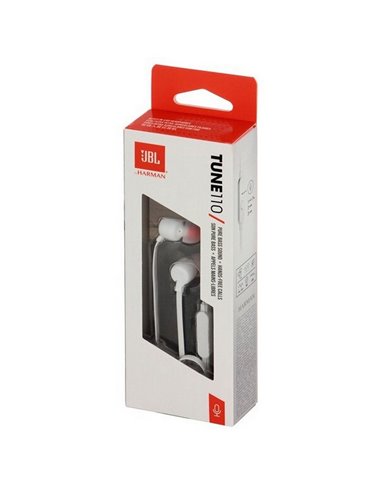 Căști JBL Tune 110, Alb