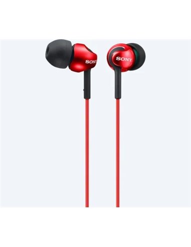 Căști SONY MDR-EX110AP, Roșu
