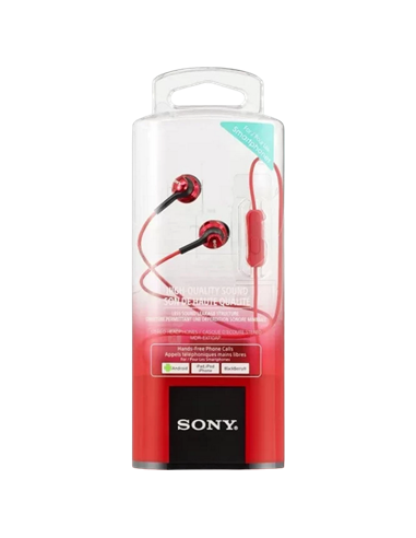 Căști SONY MDR-EX110AP, Roșu