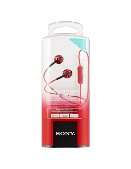 Căști SONY MDR-EX110AP, Roșu