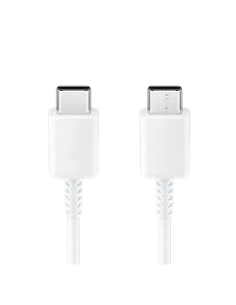 Cablu de încărcare Samsung EP-DA705BWRGRU, USB Type-C/USB Type-C, 1m, Alb