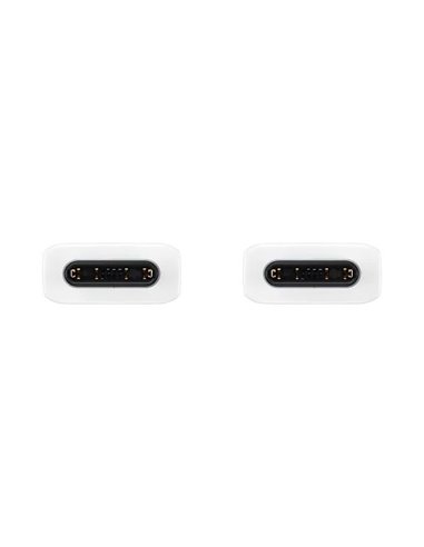 Cablu de încărcare Samsung EP-DA705BWRGRU, USB Type-C/USB Type-C, 1m, Alb