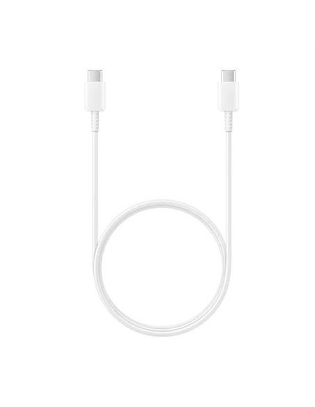 Cablu de încărcare Samsung EP-DA705BWRGRU, USB Type-C/USB Type-C, 1m, Alb Cablu de încărcare Samsung EP-DA705BWRGRU, USB Type-C/USB Type-C, 1m, Alb