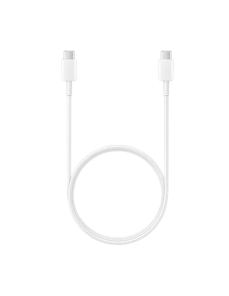 Cablu de încărcare Samsung EP-DA705BWRGRU, USB Type-C/USB Type-C, 1m, Alb Cablu de încărcare Samsung EP-DA705BWRGRU, USB Type-C/USB Type-C, 1m, Alb