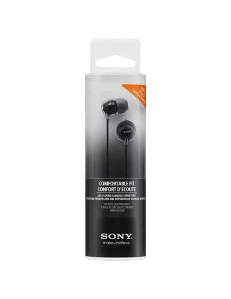 Наушники SONY MDR-EX15LP, Чёрный