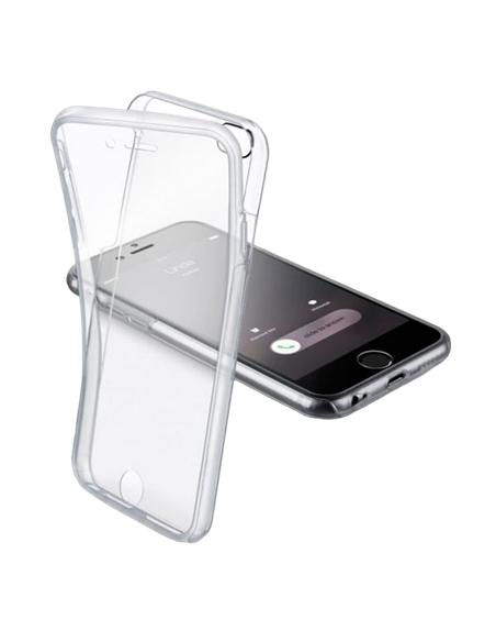 Чехол Cellularline Fine - iPhone SE (2020)/8/7, Прозрачный Чехол Cellularline Fine - iPhone SE (2020)/8/7, Прозрачный