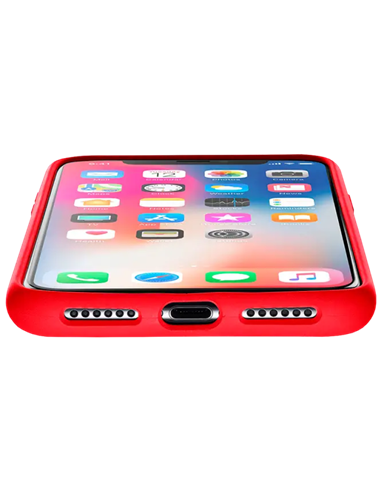 Husă Cellularline Sensation - iPhone XS/X, Roșu