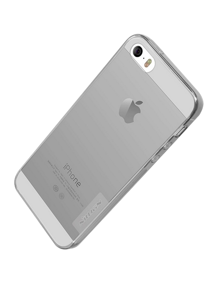 Чехол Nillkin iPhone SE/5S/5 - Ultra thin TPU - Nature, Серый