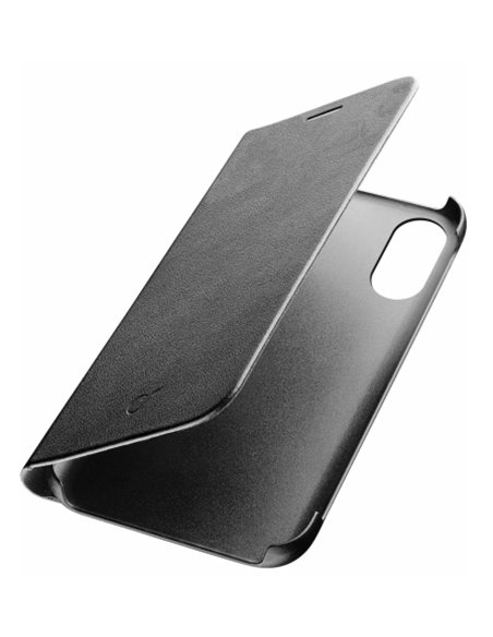 Husă tip carte Cellularline iPhone XS/X - Case, Negru