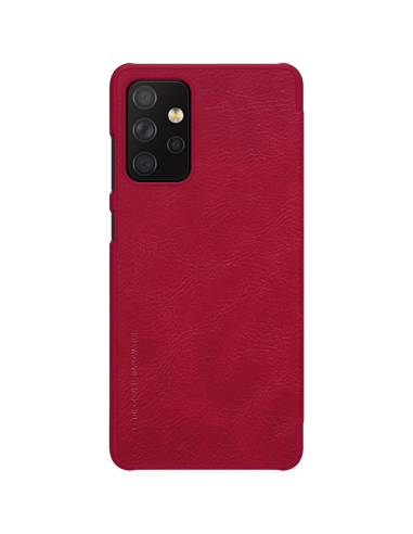 Husă tip carte Nillkin Galaxy A72 - Qin LC, Roșu