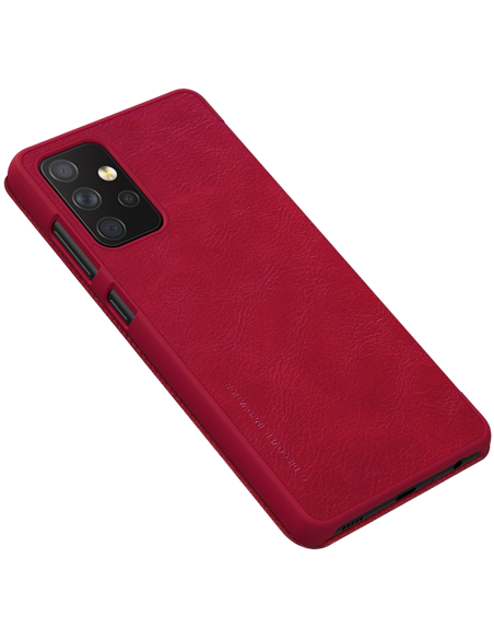 Husă tip carte Nillkin Galaxy A72 - Qin LC, Roșu Husă tip carte Nillkin Galaxy A72 - Qin LC, Roșu