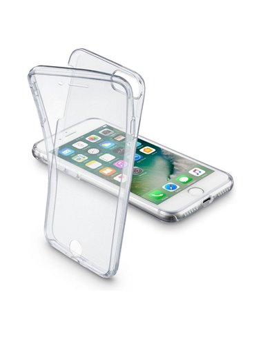 Husă Cellularline Clear Touch - iPhone SE (2020)/8/7, Transparent