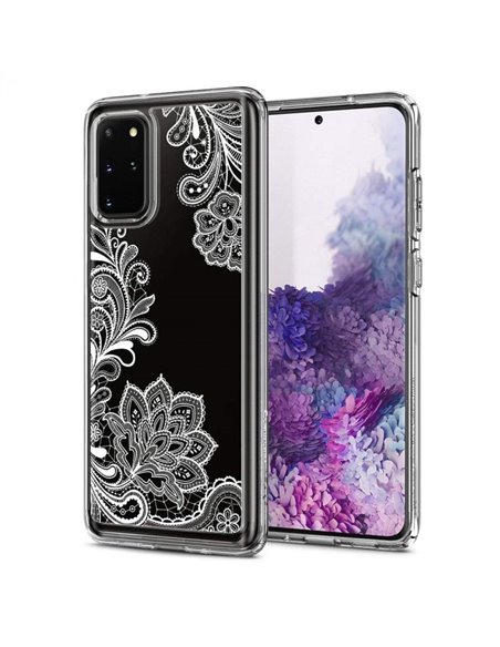 Чехол Spigen Ciel Galaxy S20+, Белая Мандала Чехол Spigen Ciel Galaxy S20+, Белая Мандала