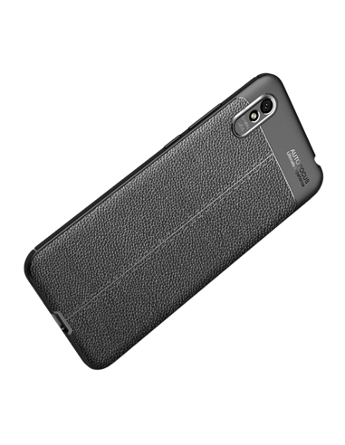 Husă Xcover RedMi 9A - Leather, Negru