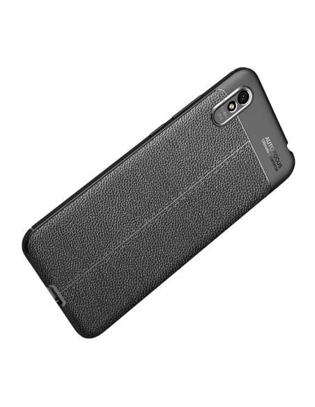 Husă Xcover RedMi 9A - Leather, Negru