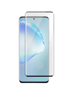 Защитное стекло Cellularline Impact Glass Curved- Galaxy S20, Чёрный