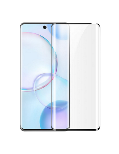 Защитное стекло Cellularline Impact Glass Curved - Galaxy S21 Ultra, Чёрный