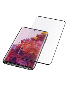 Защитное стекло Cellularline Impact Glass Curved - Galaxy S21 Ultra, Чёрный 2