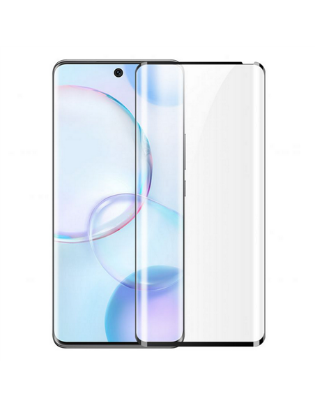 Защитное стекло Cellularline Impact Glass Curved - Galaxy S21 Ultra, Чёрный