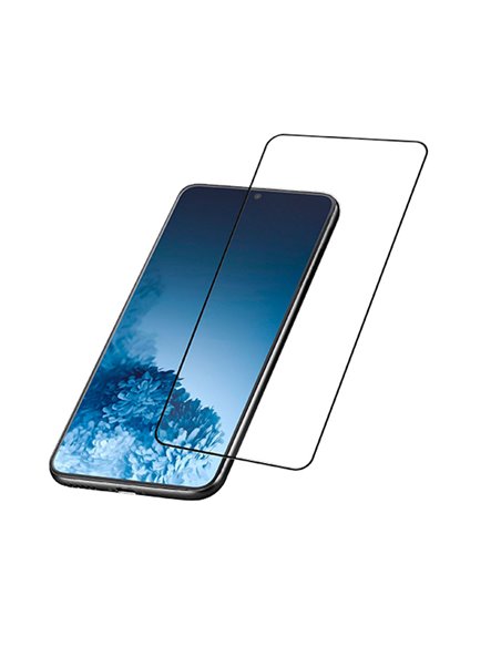 Защитное стекло Cellularline Impact Glass Capsule - Galaxy S21, Чёрный