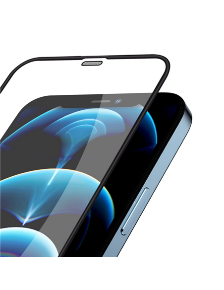 Защитное стекло Nillkin iPhone 12 mini PC Full - Tempered Glass, Чёрный