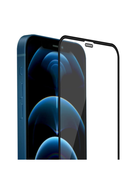 Защитное стекло Nillkin iPhone 12 mini PC Full - Tempered Glass, Чёрный