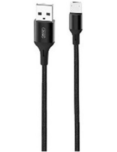 Cablu încărcare și sincronizare XO NB143, USB Type-A/micro-USB, 2m, Negru