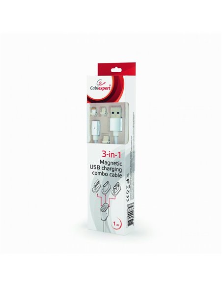 Адаптер для USB-кабеля Cablexpert CC-USB2-AMLM31-1M, /micro-USB Белый
