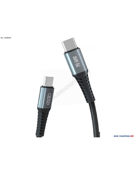 Cablu încărcare și sincronizare XO NB-Q167, USB Type-C/USB Type-C, 1m, Negru Cablu încărcare și sincronizare XO NB-Q167, USB Type-C/USB Type-C, 1m, Negru
