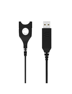Cablu audio EPOS USB-ED 01, USB Type-A - ED (deconectare ușoară), Negru