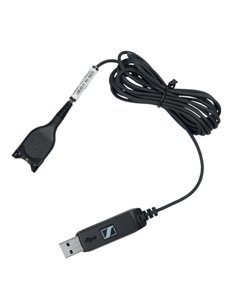 Cablu audio EPOS USB-ED 01, USB Type-A - ED (deconectare ușoară), Negru 2