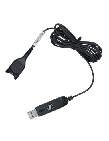 Cablu audio EPOS USB-ED 01, USB Type-A - ED (deconectare ușoară), Negru