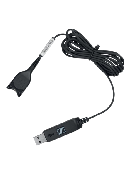 Cablu audio EPOS USB-ED 01, USB Type-A - ED (deconectare ușoară), Negru