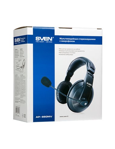 Căști SVEN AP-860MV, Negru