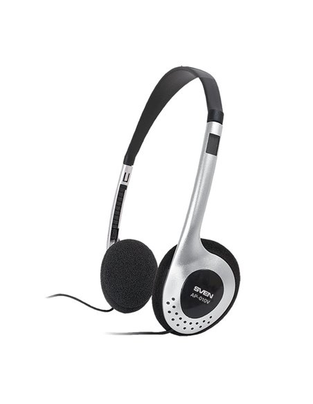 Наушники SVEN AP-010V, Черный/Серебристый