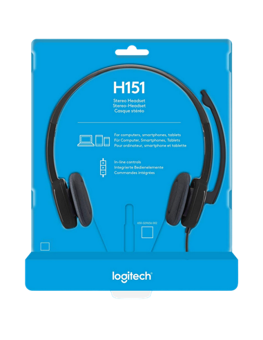 Наушники Logitech H151, Чёрный