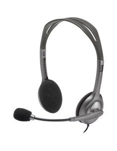 Căști Logitech H111, Gri