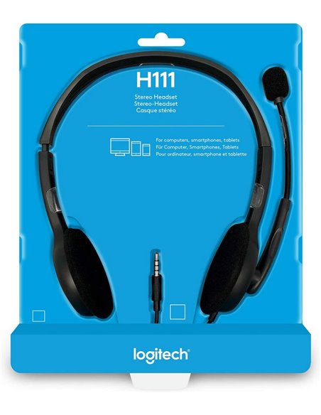 Наушники Logitech H111, Серый