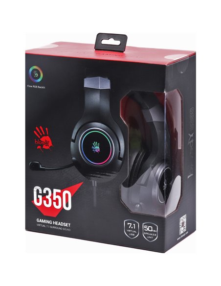 Игровая Гарнитура Bloody G350, USB, Чёрный