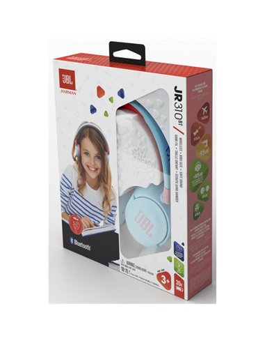 Căști JBL JR310, Albastru deschis