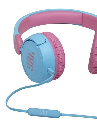 Căști JBL JR310, Albastru deschis