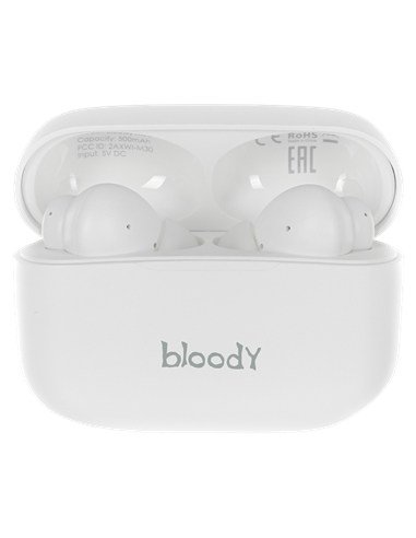 Игровая Гарнитура Bloody M30, Беспроводной, Белый