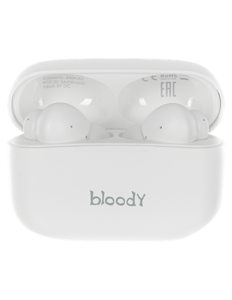 Игровая Гарнитура Bloody M30, Беспроводной, Белый