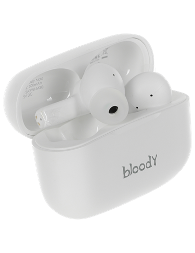 Игровая Гарнитура Bloody M30, Беспроводной, Белый